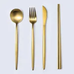 Cutlery spoon set - Gold A
