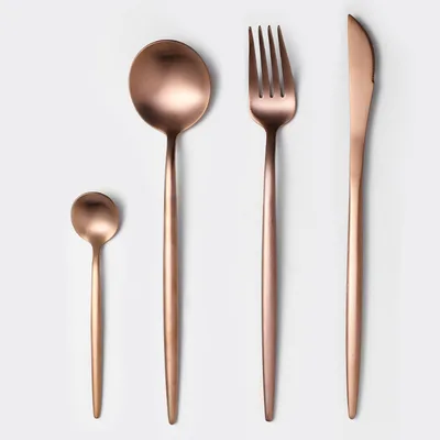 Cutlery spoon set Rose Gold B - Shop at LoveMi
