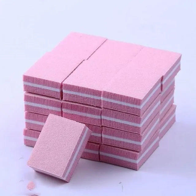 Two sided mini nail file block Light Pink - Shop at LoveMi