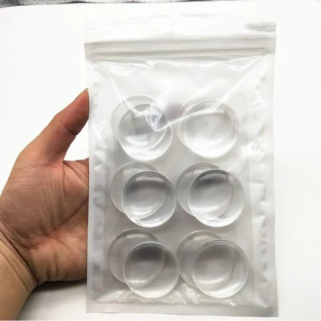Anti-Collision Anti-Vibration Mute Door Handle Anti-Collision Pad Silencer Sticker - 40X8Mm