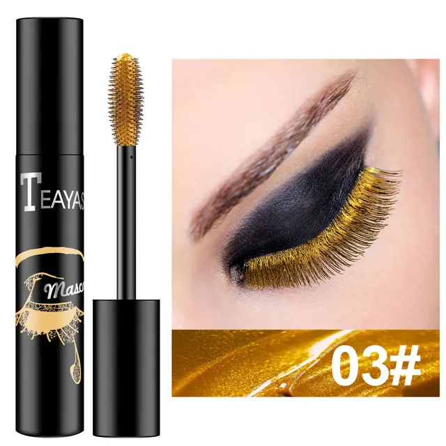 Color fluorescent mascara Gold - Shop at LoveMi