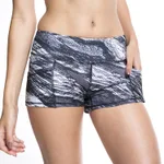 Running fitness ladies shorts - Black Grey