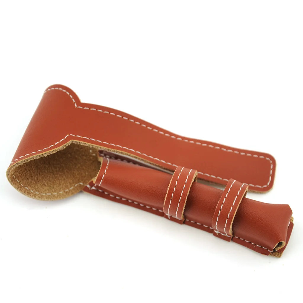 Leather razor cover - Brown