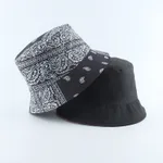 Lattice Element Sun Hat Female Japanese - Black A