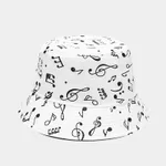 Lattice Element Sun Hat Female Japanese - Music White