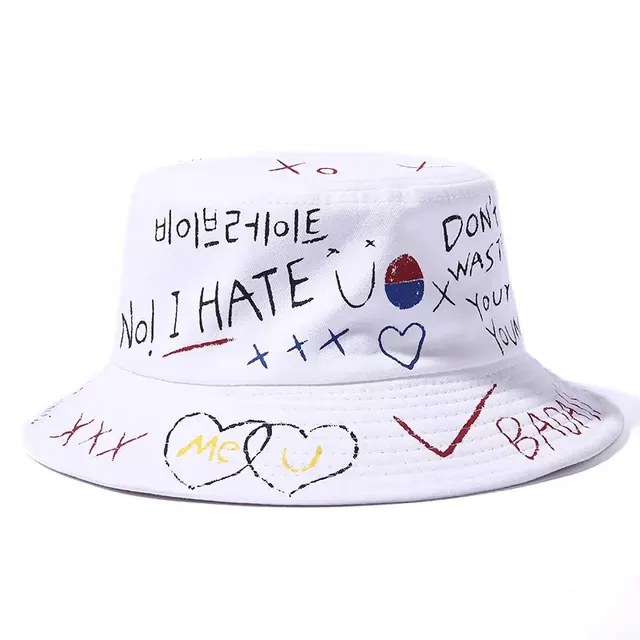 Lattice Element Sun Hat Female Japanese - White A