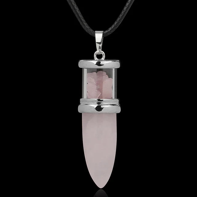 Crystal Pendant - Pink