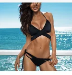 Women's swimwear two-piece suit - Black