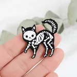Black cat skull - Black