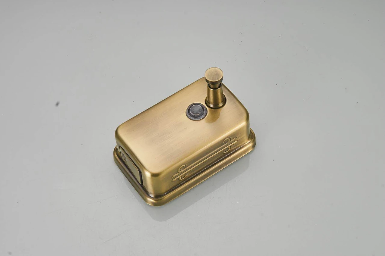 Round Square Single Head Bathroom Soap Dispenser - Qinggu