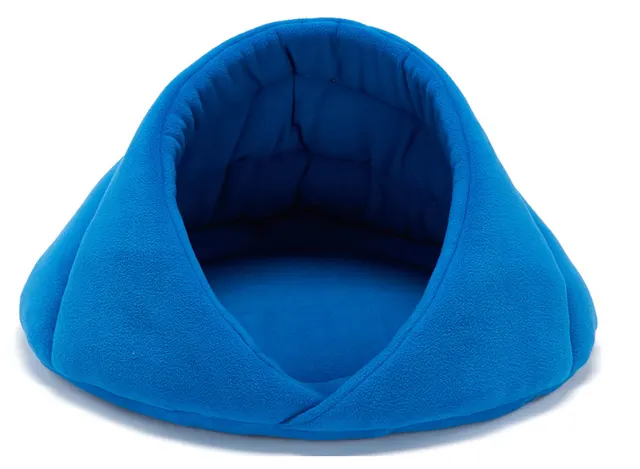 Deep sleep Teddy pet nest fleece kennel mat pet cage four seasons nest factory cross border dedicated Blue - Shop at LoveMi