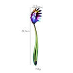 Rainbow Kitchen Tools Cooking Utensils Restaurant Cookware Kitchenware Set Soup Ladle Colander Spoon Slotted Turner - Vermicelli