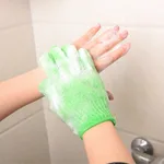 Bath towel gloves Candy color mud towel Bathroom glove bath towel - Green
