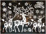 Christmas color window stickers - White A57