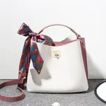 Small Xiangfeng One Shoulder Messenger Bag - White