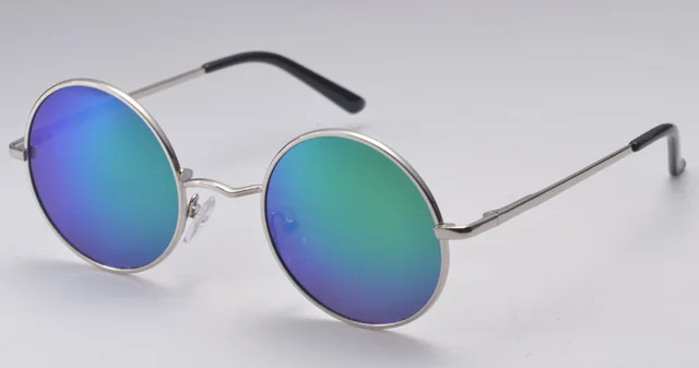 Vintage round frame sunglasses - Green
