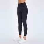 Hip lifting running small leg fitness pants - Panther Print-Xl