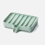 Bathroom plastic soap box - Plain Green