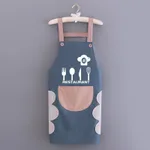 Waterproof fashion apron - Blue2