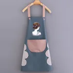 Waterproof fashion apron - Blue4