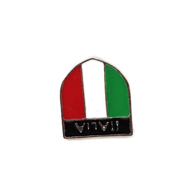 Flag drip oil brooch - 2 Style