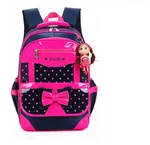 Shoulder burden primary and secondary school schoolbag backpack - Rose