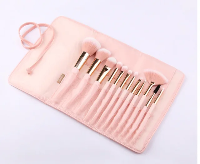 Makeup Brush Set 12 Tip Tail Handle Makeup Brush Set 12 Pc Set - Shop at LoveMi