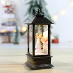 Christmas Simulation LED Flame Small Oil Lamp - Interior Angel