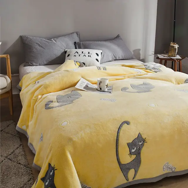 Snowflake summer blanket Yellow - Shop at LoveMi