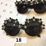 Handmade flower diamond sunglasses - 18Style