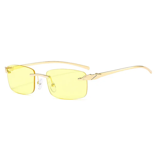 Sunshade travel sunglasses Yellow - Shop at LoveMi
