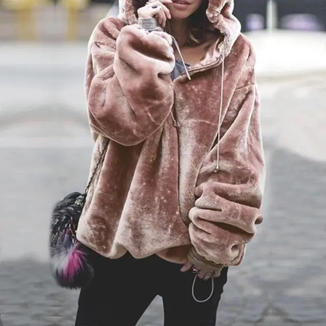 Women's sweater coat - Pink
