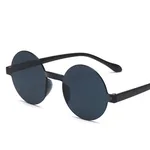 Rimless sunglasses - Black