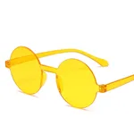 Rimless sunglasses - Orange