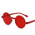 Rimless sunglasses - Red