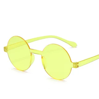 Rimless sunglasses - Yellow