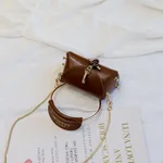 Women's Messenger Bag Mini Bag - Brown