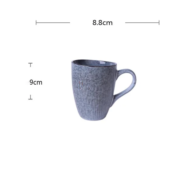 Retro striped Japanese ceramic mug - Striped Mug