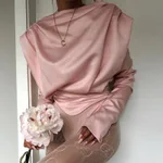 Skinny Top Shirt - Pink