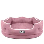 Pet Supplies Memory Foam Warm Sofa Cushion - Pink