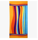 Flamingo Ice Cream Printed Large Men Women Summer Beach Towels Microfiber Bath Towel Camping Yoga Towels Bathroom - Rainbow Strip