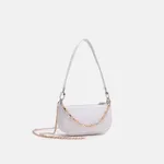 Ladies mini underarm bag - White