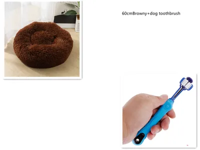 1 random color toothbrush pet plush dog brush in addition to bad breath tartar dental care dog cat cleaning supplies 34Set - Shop at LoveMi