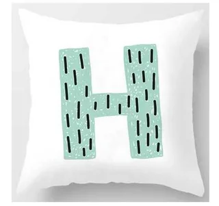 Cute Design Alphabet L Cushion Cover - 45X45Cmh