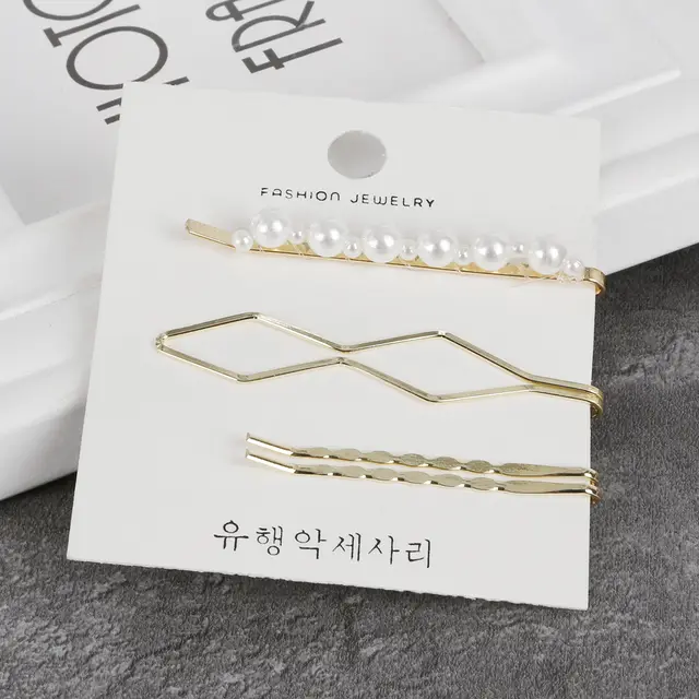 Minimalist sweet wind plating bangs clip G - Shop at LoveMi