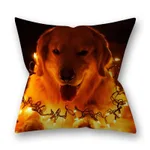 New Christmas pillowcase Christmas animal cats and dogs - J