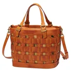 Cowhide handbag women's shoulder messenger bag - Brown