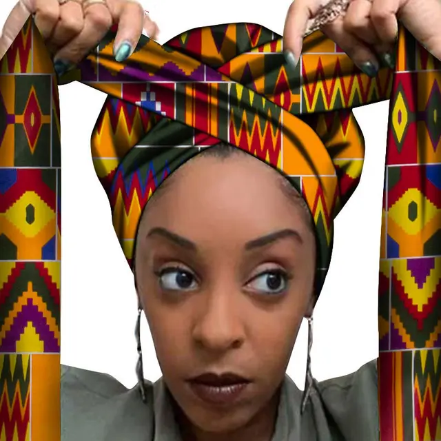 African printed hair accessories - 19Color