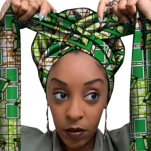 African printed hair accessories - 2Color