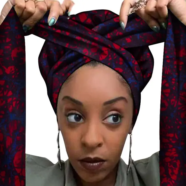 African printed hair accessories - 9Color